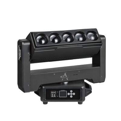 Luz de Cabeça Móvel LED RGBW Infinita Dupla Face com Efeito de Agitação de Palco Rotativo Controle DMX512 CRI Alto 90 Alumínio IP33 8400 Lumens