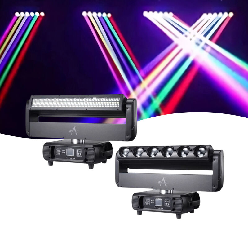 YT06XY 6pcs 60W RGBW 4in1 Led Double Side Beam Washer Μετακινούμενες ...