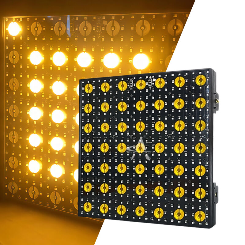 JZ49L 7x7 Pixel RGBW LED Pixel Light Πίνακα φωτισμού με μήτρα ...