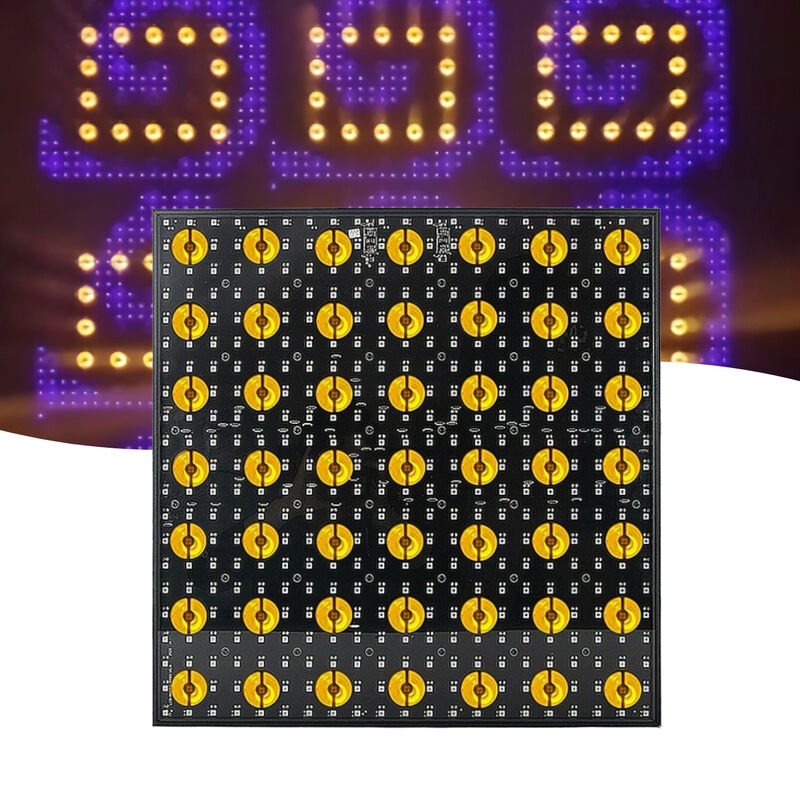 JZ49L 7x7 49pcs LED Background Matrix Pixel Panel Strobe Light Bar ...