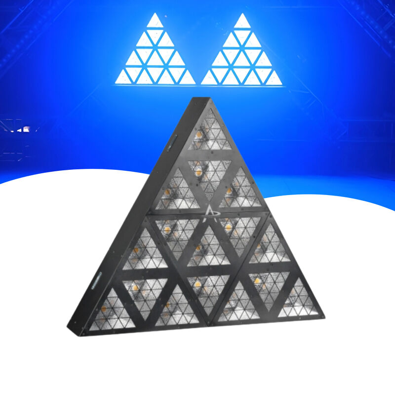 Triangular Light Box SJ16A Most Popular Led Triangle Led 16x30w Golden Yellow Light Cob ...